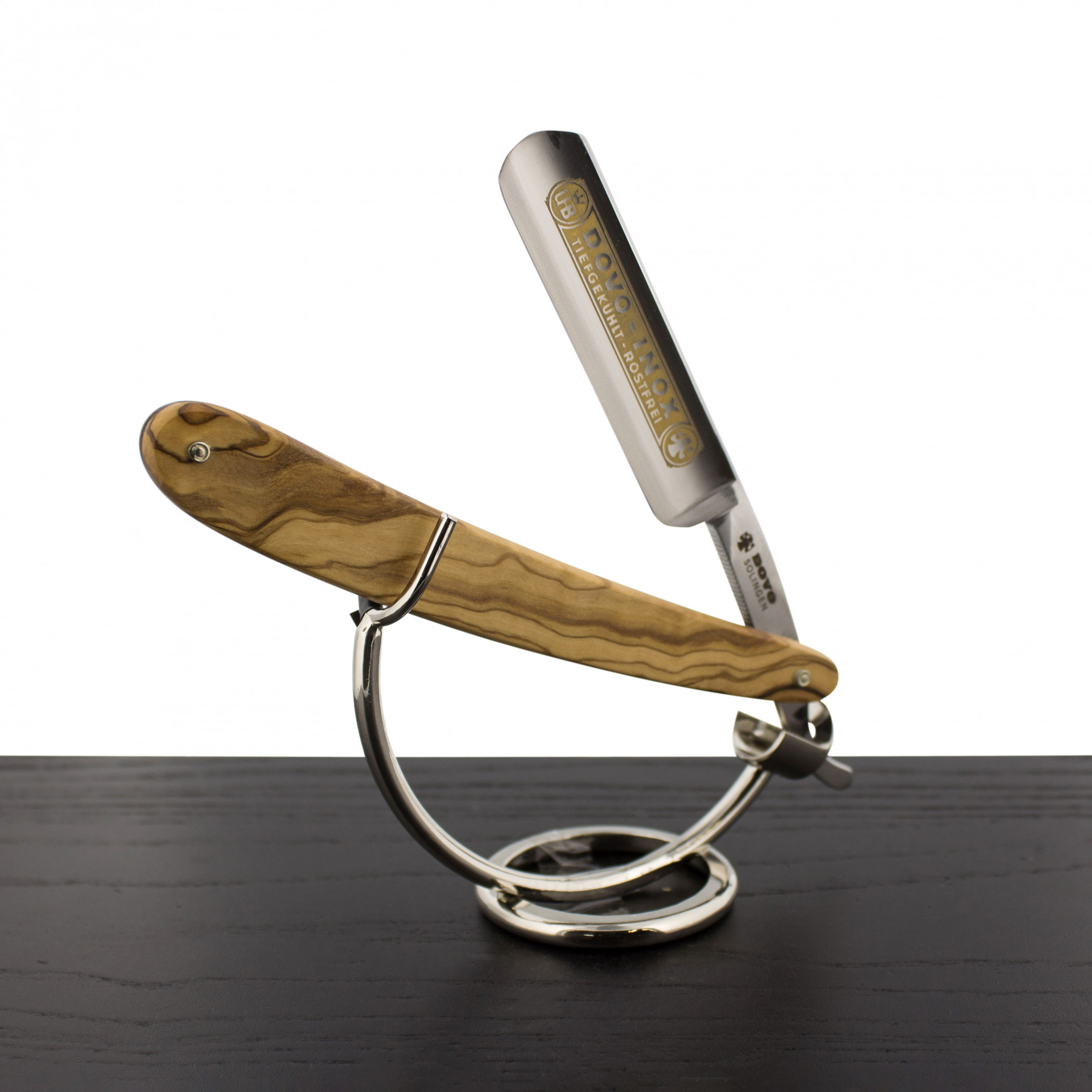 Product image 0 for Dovo 5/8" Inox Olivewood Straight Razor